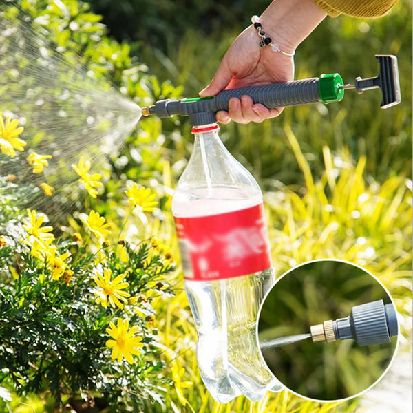 High Pressure Air Pump Manual Sprayer Adjustable Head Nozzle