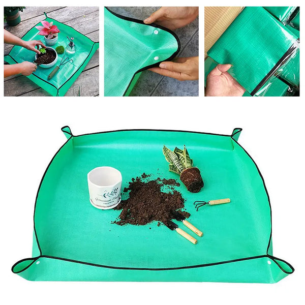 1pcs Planting Waterproof Mat 50cm-100cm Gardening Potting Pad Foldable