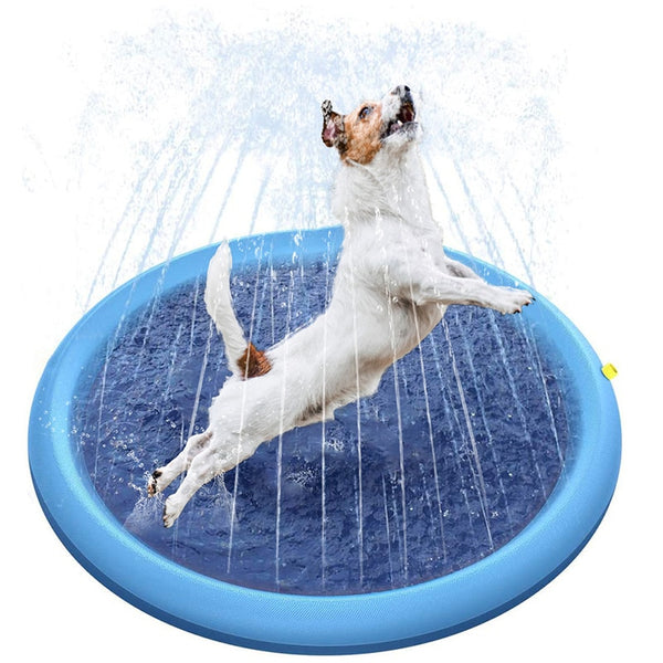 Pet Sprinkler Pad Play Cooling Mat Swimming Pool (67*67) inches