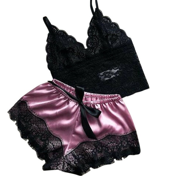 Womens Sexy Lace Sleepwear