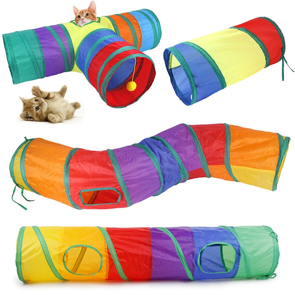 Cats Tunnel Foldable Pet Cat Toys