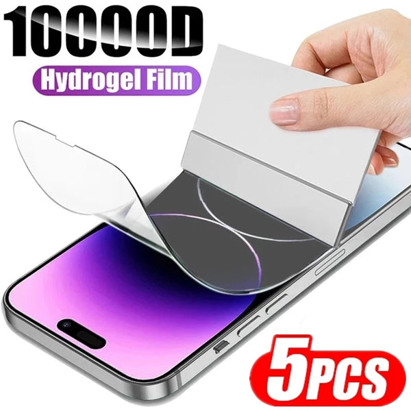 5Pcs Full Cover Screen Protector For iPhone 14 Pro Max