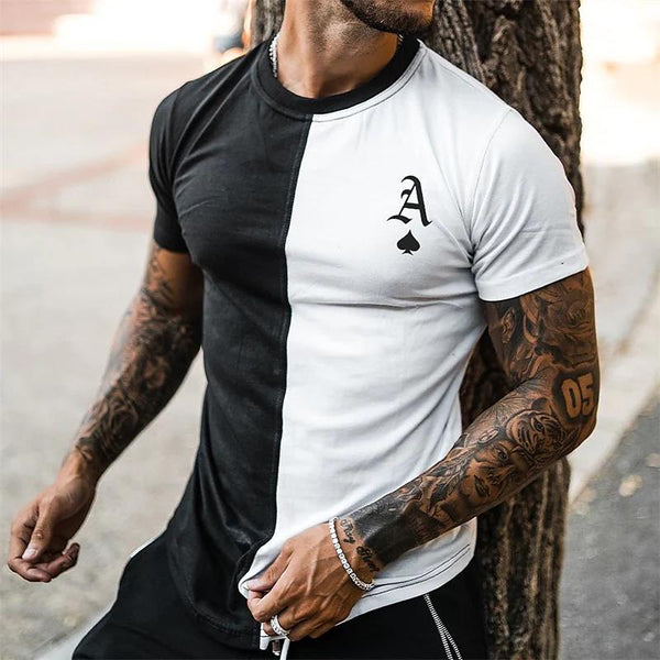 Men T Shirt Short Sleeve  Oversized Tops