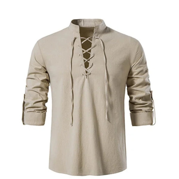 V-neck shirt T-shirt  Thin Long Sleeve